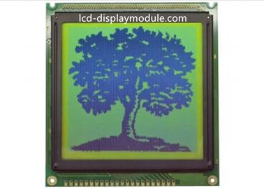 62,69 * 66,69 mm Wyświetlanie modułu wyświetlacza LCD STN z żółtym zielonym podświetleniem 5.0V